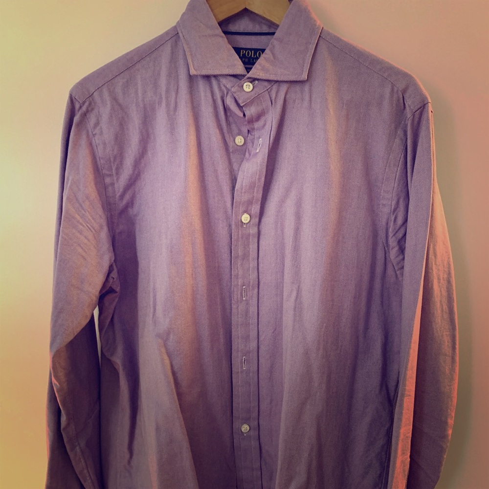 Ralph Lauren Purple RL Oxford Fit Shirt